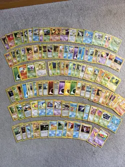 126 Vintage WOTC Pokemon Card Bundle Joblot Collection - No Duplicates - Image 1