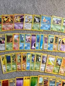 126 Vintage WOTC Pokemon Card Bundle Joblot Collection - No Duplicates - Image 3