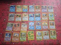 Pokemon TCG Vintage Joblot 36 Cards Bundle No Duplicates - Image 1