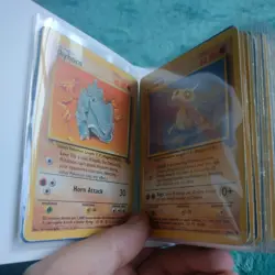 Old Vintage Wotc Pokemon Tcg Binder Bundle Joblot X60 Cards No Duplicates - Image 5