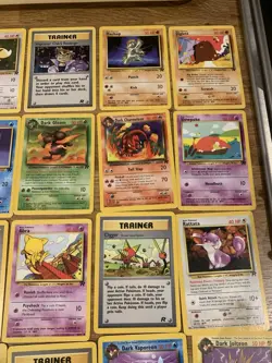 Pokemon Cards Team Rocket Bundle Joblot Old Vintage X 36 No Duplicates wotc - Image 4