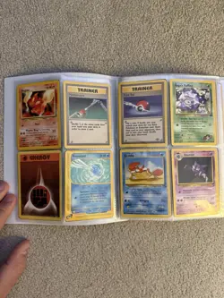 177 Vintage WOTC Pokemon Card Binder Bundle Joblot No Duplicates - Image 2