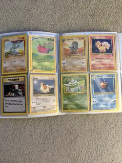 177 Vintage WOTC Pokemon Card Binder Bundle Joblot No Duplicates - Image 4