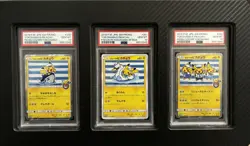 PSA 10 4SEQ Yokohama's Pikachu 280/281/282/283/ Pokemon Center Card Promo 2018 - Image 1