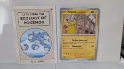 Pokemon x Natural History Museum Promo - Pikachu At The Museum JUMBO card - Image 1