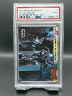 1999 TOPPS POKEMON MOVIE EDITION MECHANICAL MEWTWO PSA 9 - Image 1