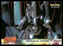 Mechanical Mewtwo #6 Pokemon 1999 Topps Movie LP - Image 1