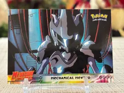 1999 Topps Pokemon First Movie #6 (Mechanical Mewtwo) 2nd Print Black Logo NM - Image 1
