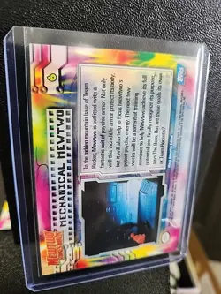 Pokemon TCG 1999 Mechanical Mewtwo Topps Mewtwo Strikes blue 6 Holo Foil LP - Image 2