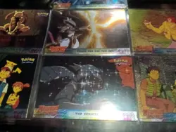 1999 Topps Pokemon Mewtwo Strikes Back. Mechanical Mewtwo And 6 Other Holo LP - Image 2