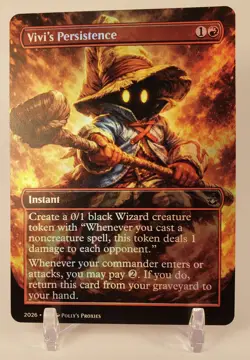 Vivi's Persistence FOIL Proxy Card Custom Anime Fantasy Illustrated Art - Image 3