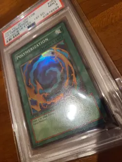 Yugioh / PSA 9 / LOB-059 / 1st edition (Wavy) / Polymerization / Super Rare - Image 2