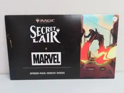 2025 Magic The Gathering Secret Lair x Marvel Spider-Man Heroic Deeds Sealed Box - Image 1