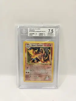 Pokemon Card Blaine's Charizard 2/132 Gym Challenge BGS 7.5 Near Mint ENG - Image 1