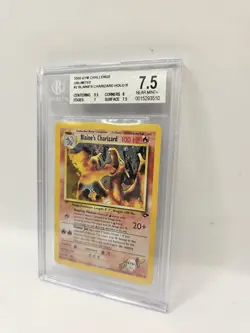 Pokemon Card Blaine's Charizard 2/132 Gym Challenge BGS 7.5 Near Mint ENG - Image 2
