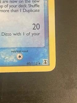 Ditto (Squirtle) Reverse Holo 40/113 Stamped EX Delta Species LP/MP Condition - Image 3