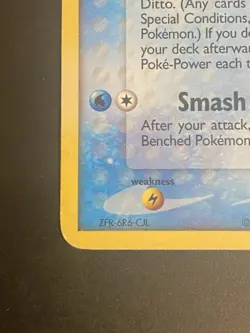Ditto (Squirtle) Reverse Holo 40/113 Stamped EX Delta Species LP/MP Condition - Image 4