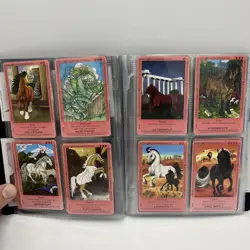 76 Mostly 2005-2007 Bella Sara cards in Ultra Pro album With Holos And Stickers - Image 5