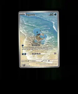 Fan-Art READ DESCRIPTION BELOW HOLO Squirtle Card Squirtle Pokemon Card p2 - Image 1