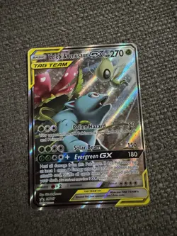 Celebi & Venusaur GX TAG TEAM SM167 Pokemon Black Star Promo NM - Image 1