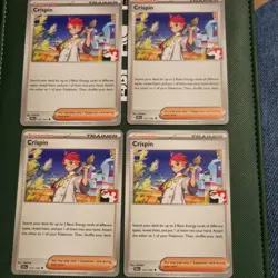 Playset of 4 Crispin 133/142 Play Stamp Prize Pack - NM Pokemon Card - Image 1