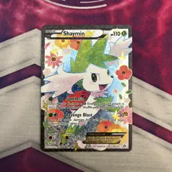 Pokemon TCG Shaymin EX Ultra Rare Card RC21/RC25 Legendary Treasures - Image 1
