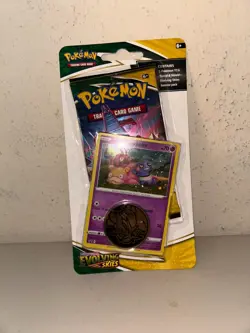 Pokemon TCG Evolving Skies Checklane Blister Pack with SLOWPOKE Promo SEALED - Image 1