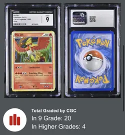 CGC Mint 9! 2011 POKEMON CALL OF LEGENDS #9 HO-OH Holo Low pop! (psa) - Image 3