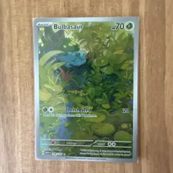 Bulbasaur 166/165 151 Scarlet And Violet Illustration Pokemon Card Near Mint - Image 1