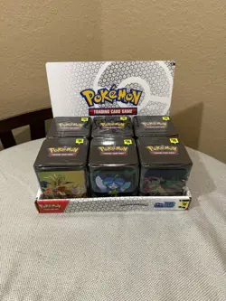 POKEMON 2025 STACKING TIN LOT X6 W/ DISPLAY 18 BOOSTER PACKS NEW FACTORY SEALED! - Image 1