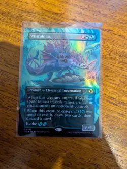 MTG Wistfulness Borderless FOIL Lorwyn Eclipsed 0296 - Image 1