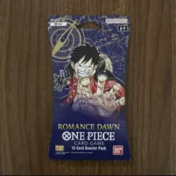 One Piece ENGLISH TCG: Romance Dawn OP-01 Blister/Booster Pack New Sealed - Image 1