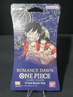 One Piece ENGLISH TCG: Romance Dawn OP-01 Blister/Booster Pack New Sealed White - Image 1