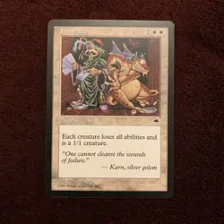 Humility Tempest Regular NM Magic The Gathering MTG Never Played See Pics X1 - Image 1