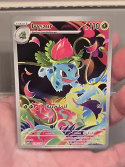 Ivysaur 134/132 Illustration Rare (IR) Full Art - Pokemon TCG Mega Evolution NM - Image 1