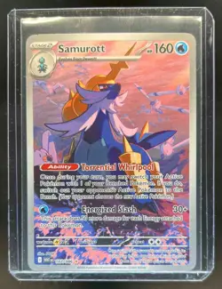 2025 Pokemon SV White Flare WHT EN Samurott Illustration Rare #107/086 - Image 1