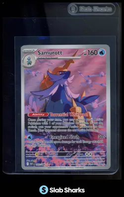 2025 POKEMON SV WHITE FLARE WHT EN #107/086 SAMUROTT ILLUSTRATION RARE - Image 1