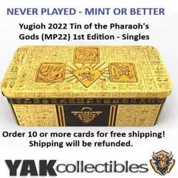 Yugioh 2022 Tin of the Pharaoh's Gods (MP22) 1st Edition - Singles - Image 1