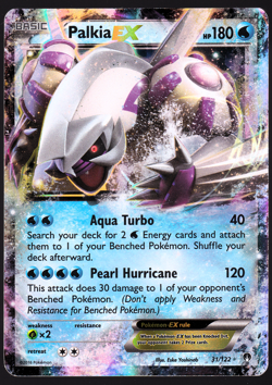 Palkia EX 31/122 Breakpoint XY Holo Pokemon TCG Card MP - Image 1