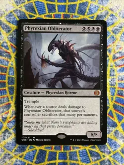 Phyrexian Obliterator Phyrexia: All Will Be One Regular - Image 1