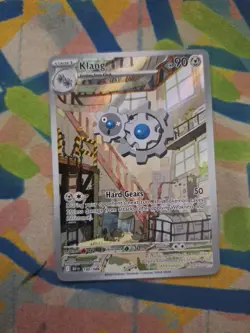 Pokemon TCG Klang 140/086 Black Bolt Illustration Rare Holo Card Mint Condition - Image 2