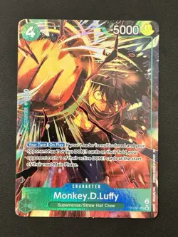 Monkey D Luffy PRB02-005 Super Rare Alt Art Premium Booster The Best Vol. 2 OP - Image 1