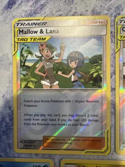 Pokemon TCG Sun & Moon Cosmic Eclipse Holo Reverse Holo Tag Team LOT 7 Cards NM - Image 2