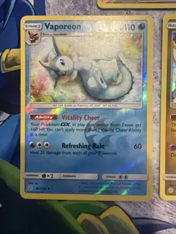 Pokemon TCG Sun & Moon Cosmic Eclipse Holo Reverse Holo Tag Team LOT 7 Cards NM - Image 5