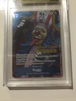 One Piece Card Buggy P-064 Release Event Winner Beckett 9.5 - Image 3