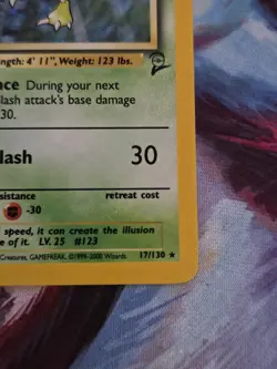 Pokemon Base Set 2 - Scyther Holo Rare TCG Card 17/130 WOTC - Image 3