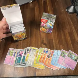 Paldean Fates Bulk Lot of 150 Pokemon TCG Cards random non holo NM - Image 1