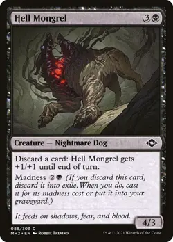 HELL MONGREL X 4 N/M MODERN HORIZONS 2 MAGIC THE GATHERING - Image 1