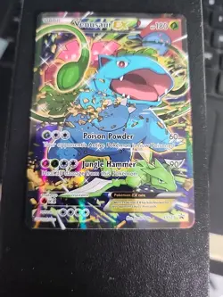 Venusaur EX XY123 - Black Star Promo Full Art Pokemon TCG HP - Image 1