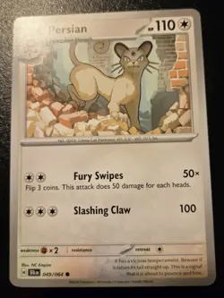 Persian 049/064 Common Scarlet & Violet: Shrouded Fable Pokemon TCG - Image 1